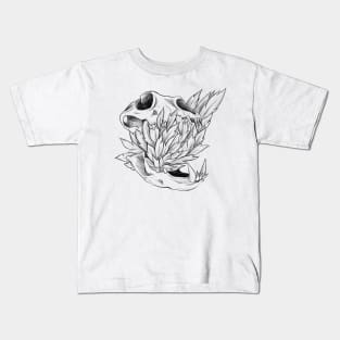 Skeleton Flowers Kids T-Shirt